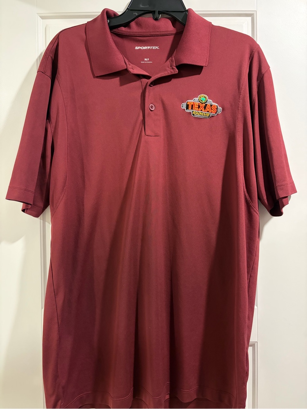Texas Roadhouse Men’s Sport-Tek Maroon Polo Size: XLT